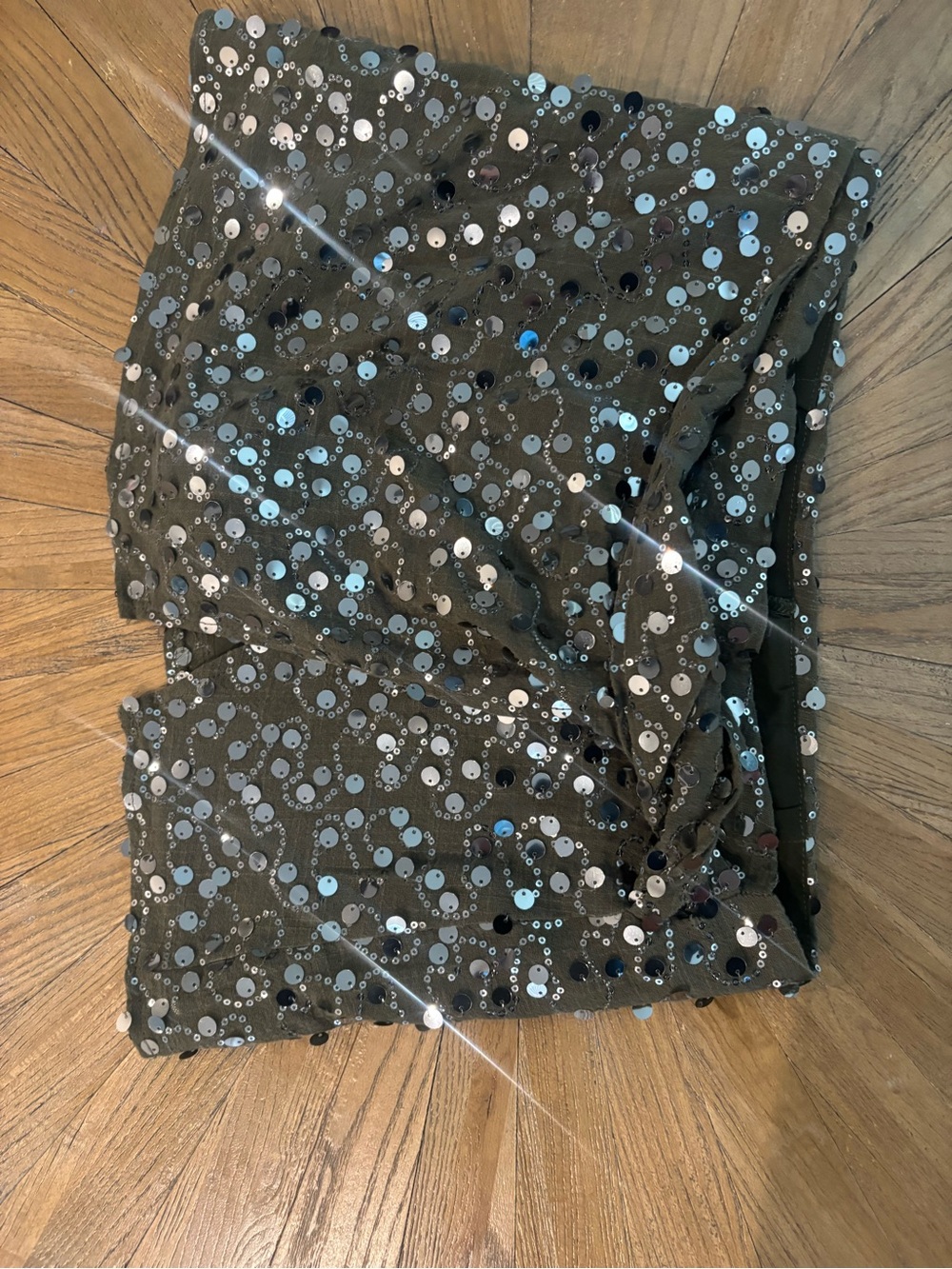 Black Sequin Mini Skirt - Sparkling Party Style